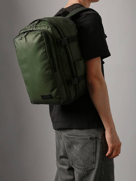 Cabin Duffle Bag Backpack Tarp Eastpak Green tarp A5BKDTAR other view 1