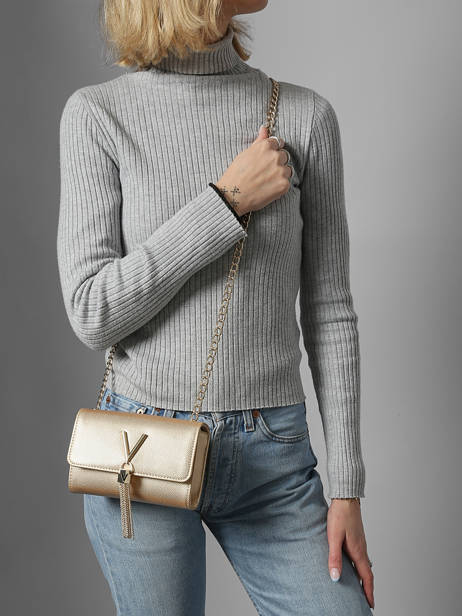 Crossbody Bag Divina Valentino Gold divina VBS1R403 other view 1