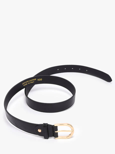 Ceinture Réglable Nine Cuir Milano Noir nine NI25067 vue secondaire 3