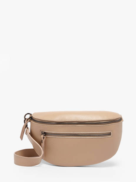 Leather Caviar Belt Bag Milano Beige caviar CA23111