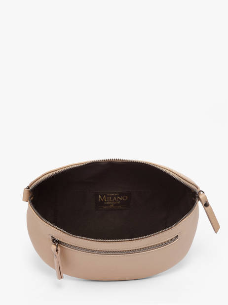 Leather Caviar Belt Bag Milano Beige caviar CA23111 other view 3