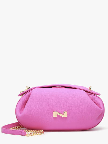 Sac Bandoulière Nymphea Cuir Nathan baume Rose nymphea 2