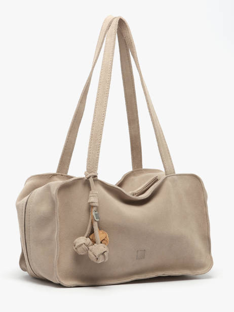 Shoulder Bag Leather Biba Beige leather BLI1L other view 2