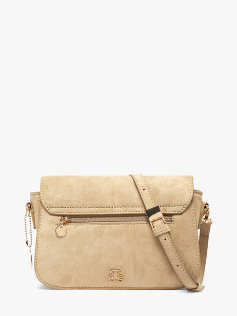 Sac Bandoulière Buckle Lulu castagnette Beige buckle D vue secondaire 4