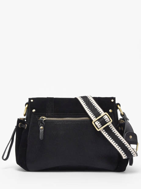 Shoulder Bag Vintage Leather Mila louise Black vintage 3861XVC other view 4