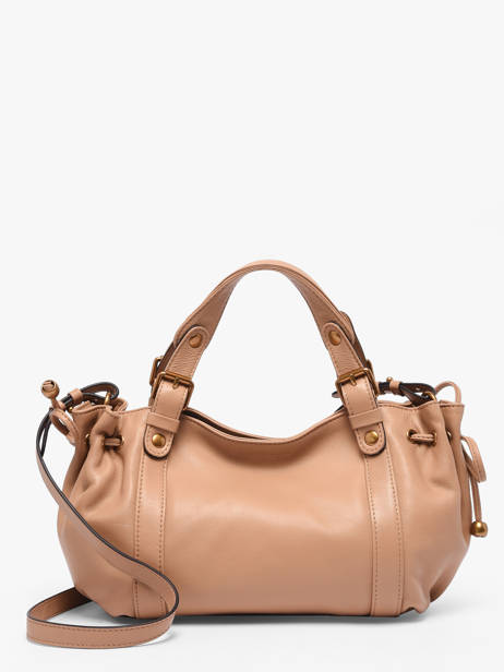 Sac Icone  12h Cuir Gerard darel Beige icone DDS73410