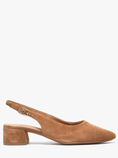 Escarpins En Cuir Tamaris Marron accessoires 42