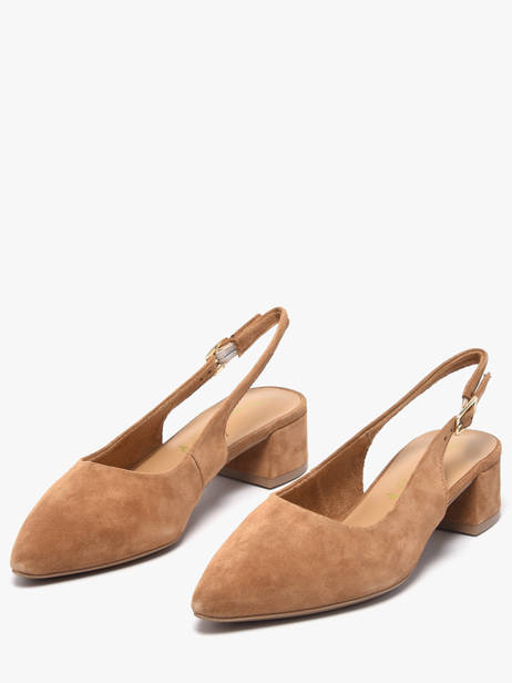 Escarpins En Cuir Tamaris Marron accessoires 42 vue secondaire 1