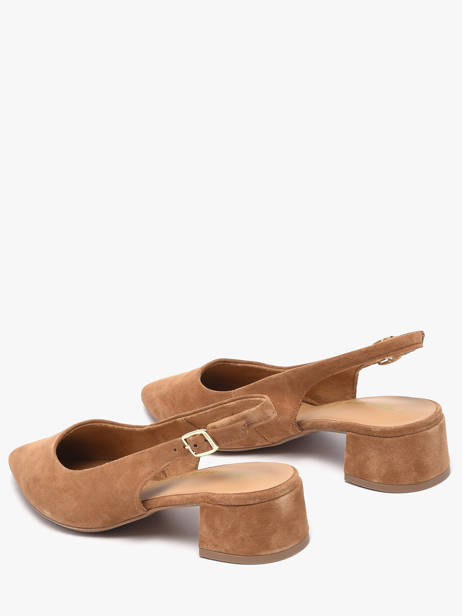 Escarpins En Cuir Tamaris Marron accessoires 42 vue secondaire 2