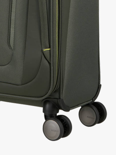 Expandable Cabin Luggage American tourister Green wanderlite 158076 other view 2