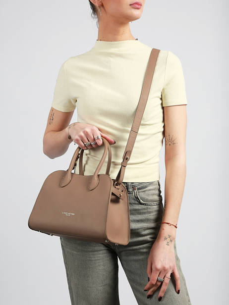 Sac Porté Main Donna Hopper Cuir Lancaster Marron donna hopper 120 vue secondaire 1