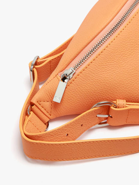 Sac Banane Small Derby Cuir Nathan baume Orange n city 25 vue secondaire 3