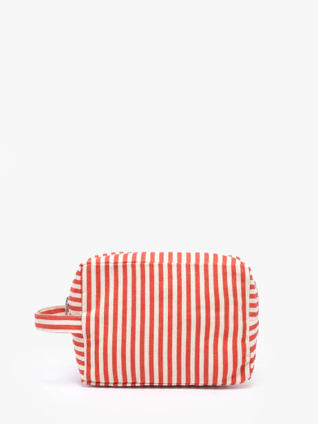 La Trousse Tournelles Xl Striped Coton Recyclé Rivedroite Rouge spring striped TOUXLSTR vue secondaire 2