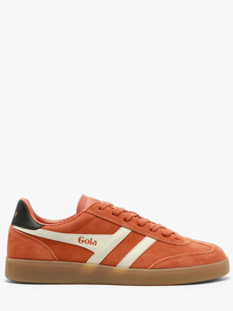 Sneakers En Cuir Gola Orange men CMB735UH