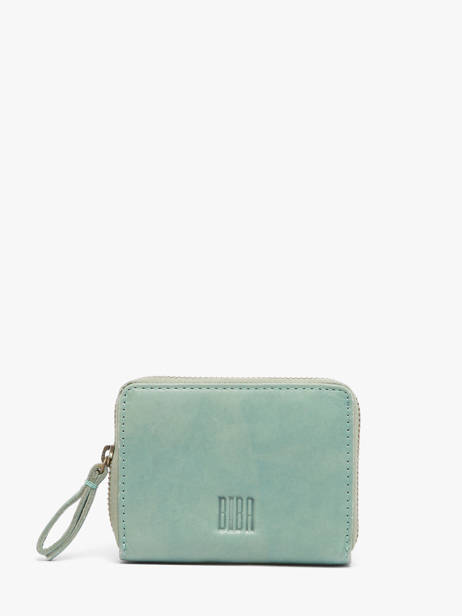 Porte-monnaie Heritage Cuir Biba Bleu heritage BT12