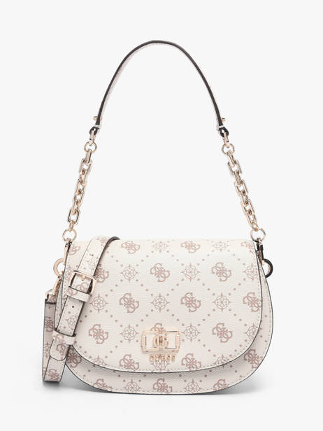 Sac Bandoulière Emelie Logo Polyester Guess Blanc emelie logo GP992820
