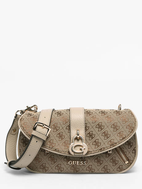Sac Bandoulière Jessa Polyester Guess Marron jessa JG836220