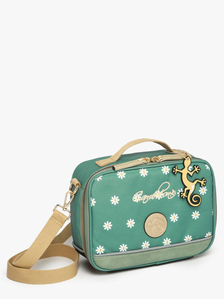 1 Compartment Lunch Bag Cameleon Green vintage fantasy PBVGBL24 other view 1