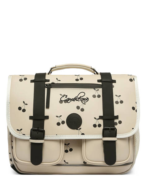 2-compartment Satchel Cameleon Beige vintage north PBVWCA38 other view 7