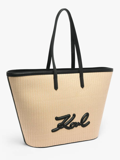 Sac Porté épaule K Signature Polyurethane Karl lagerfeld Beige k signature B2W30088 vue secondaire 1