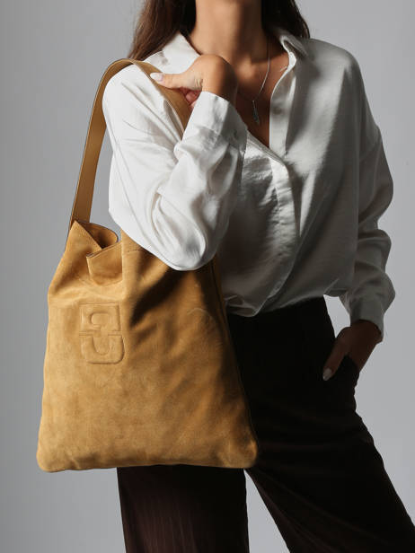 Sac Porté épaule Folk Lady Cuir Gerard darel Beige folk lady DDS72407 vue secondaire 1