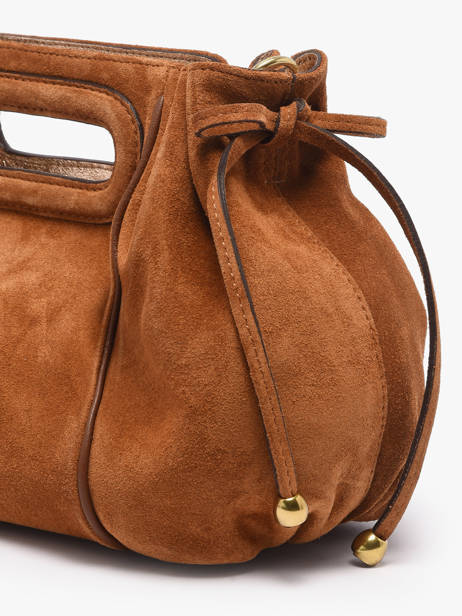 Shoulder Bag Folk Light Leather Gerard darel Brown folk light W405 other view 2