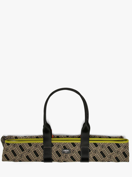 Sac Cabas Zippé L Mistral Rollable Nylon Et Cuir Lancel Multicolore mistral A13998 vue secondaire 5