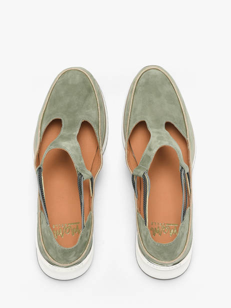 Sneakers Vasas En Cuir Mam'zelle Vert accessoires CSIJK66 vue secondaire 3
