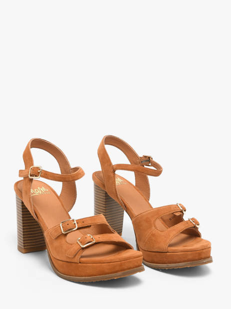 Escarpins Jouta En Cuir Mam'zelle Orange accessoires CSG1H31 vue secondaire 1