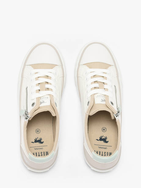 Sneakers Mustang Blanc accessoires M0222010 vue secondaire 3