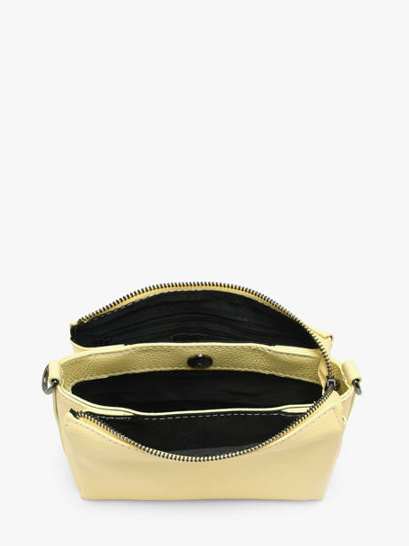 Sac Bandoulière Caviar Cuir Milano Jaune caviar CA25065 vue secondaire 3