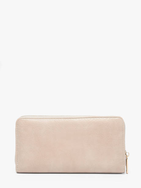Wallet Lulu castagnette Beige zip CHRYS702 other view 2