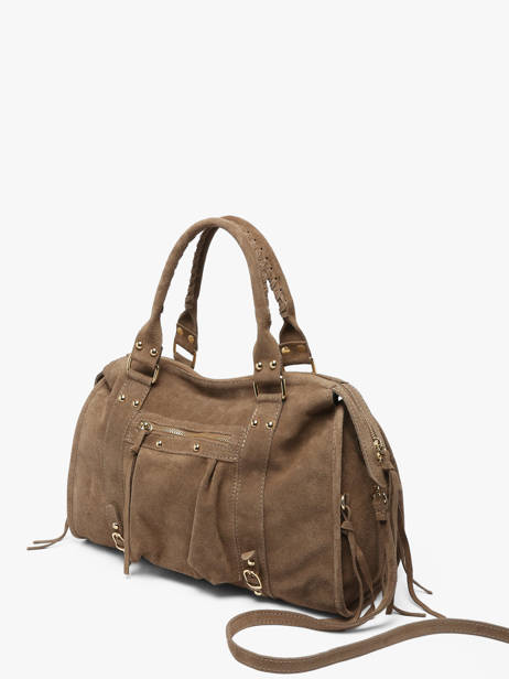 Sac Porté épaule A4 Velvet Milano Beige velvet VE24095O vue secondaire 2