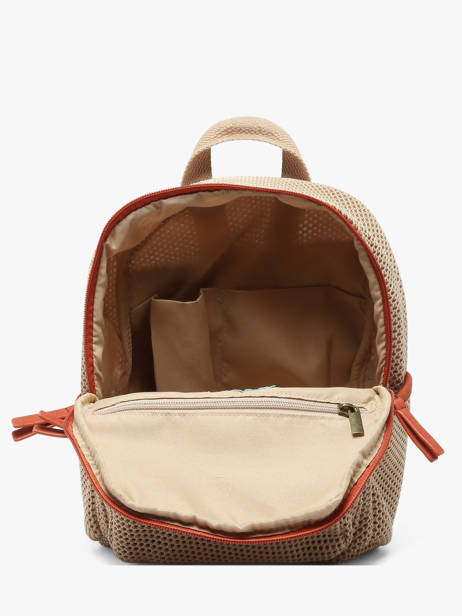 Sac à Dos Le voyage en panier Beige resille PM957 vue secondaire 3