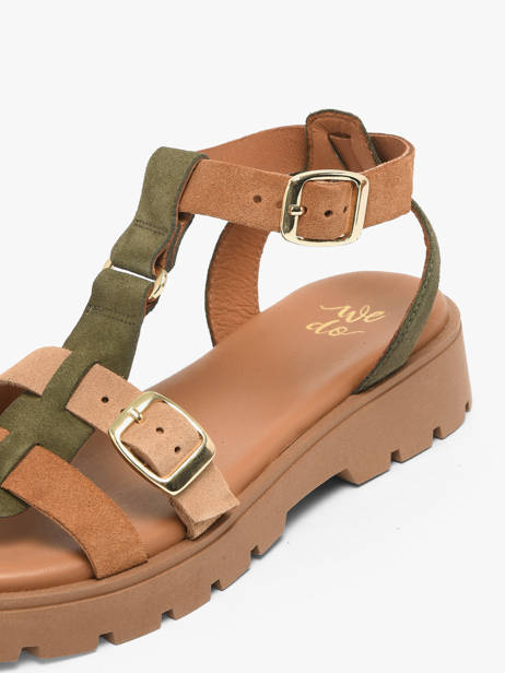 Sandales En Cuir We do Marron accessoires 45710A02 vue secondaire 2