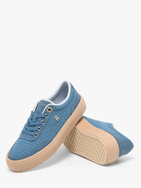 Sneakers En Cuir Tommy hilfiger Bleu accessoires 91730G3 vue secondaire 2