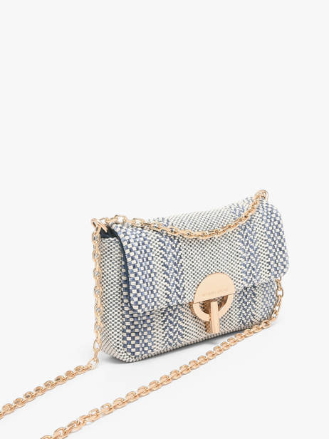 Sac Bandoulière Moon En Cuir Tressé Vanessa bruno Bleu moon 7V40326 vue secondaire 1