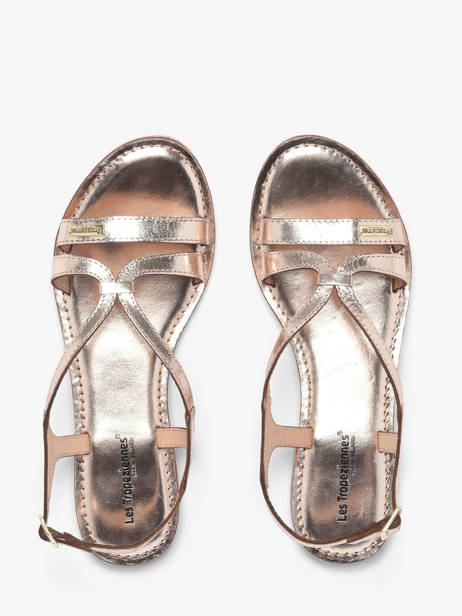 Nu-pieds Hamoon En Cuir Les tropeziennes Or accessoires HAMOON vue secondaire 3