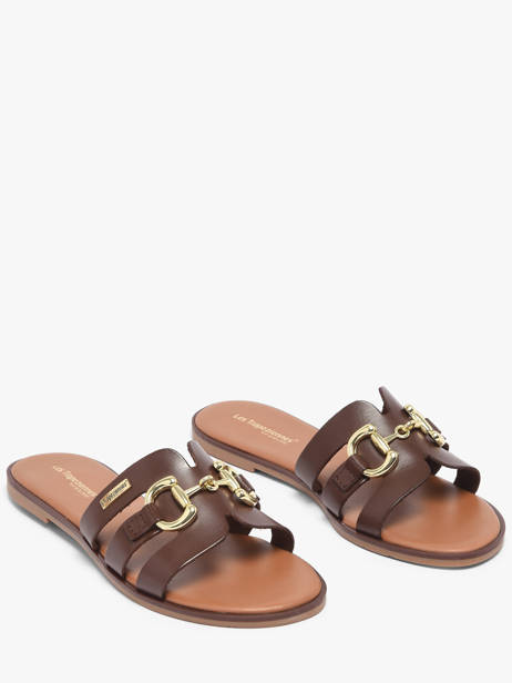 Mules Hamia En Cuir Les tropeziennes Marron accessoires HAMIA vue secondaire 1