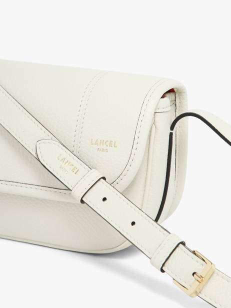 Small Leather Victoire Crossbody Bag Lancel White victoire A13991 other view 3