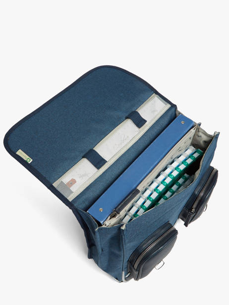 Cartable 2 Compartiments Vintage Color Cameleon Bleu vintage color CA146Q vue secondaire 2