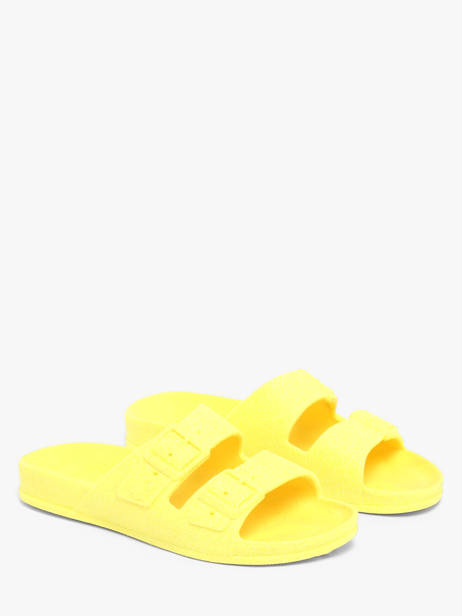 Claquettes Cacatoes Jaune accessoires 1020 vue secondaire 1