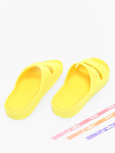 Claquettes Cacatoes Jaune accessoires 1020 vue secondaire 2