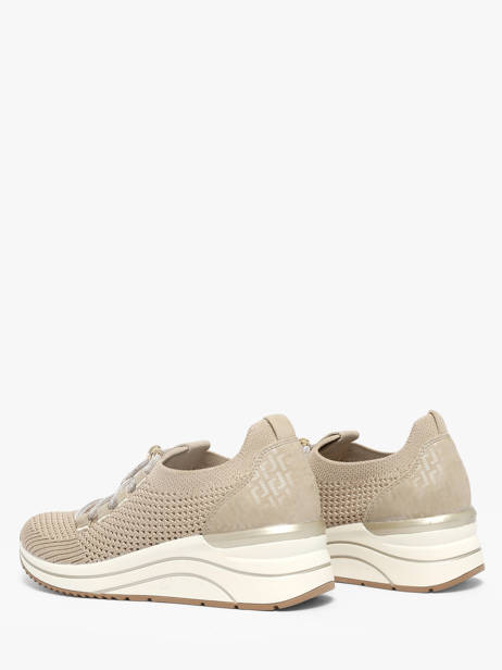 Sneakers Semelle Compensée Remonte Beige accessoires 60 vue secondaire 2