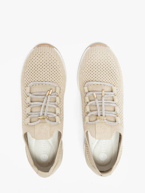 Sneakers Semelle Compensée Remonte Beige accessoires 60 vue secondaire 3