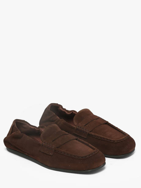 Mocassins En Cuir Pavement Marron accessoires 1 vue secondaire 1