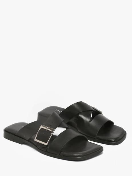 Mules En Cuir Pavement Noir accessoires 25276 vue secondaire 1