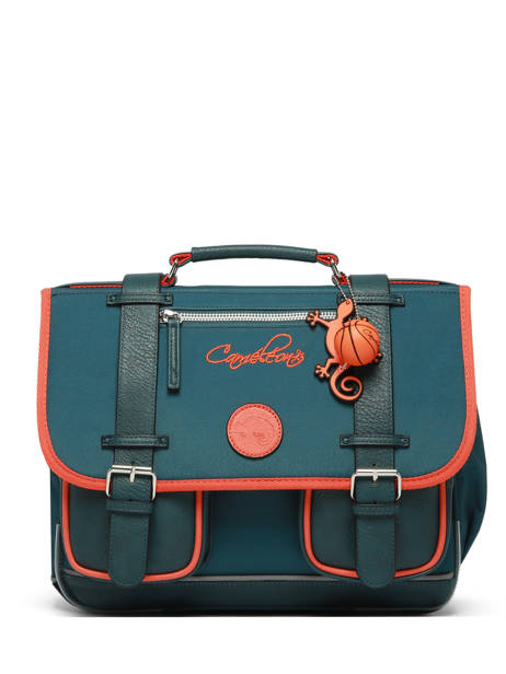 Cartable Enfant 2 Compartiments Vintage Urban Cameleon Bleu vintage urban CA35 vue secondaire 5