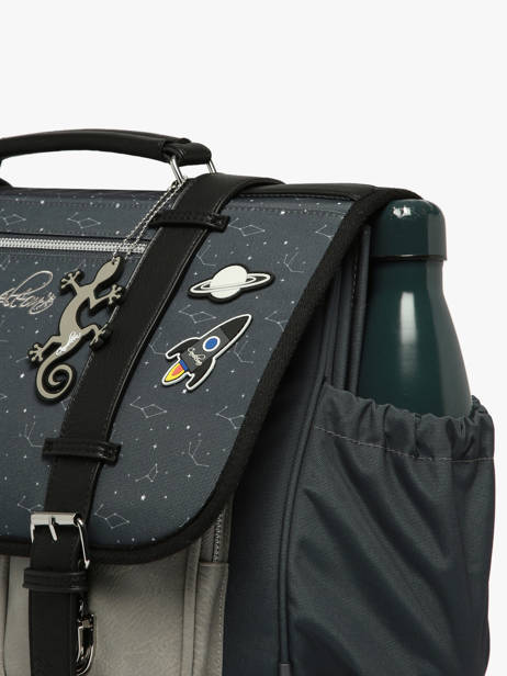 Cartable 3 Compartiments Vintage Urban Cameleon Gris vintage urban CA41 vue secondaire 4