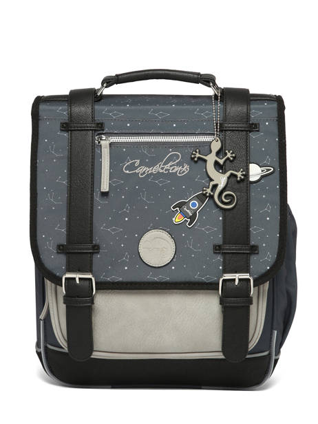 Sac à Dos Vintage Urban 2 Compartiments Cameleon Gris vintage urban SD39 vue secondaire 5